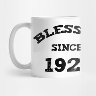 Blessed Since 1924 Cool Blessed Christian Birthday Mug